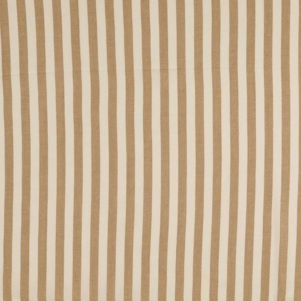 Viskose mit Streifen, beige